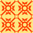 orange flowers seamless texture