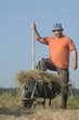 farmer working on the land