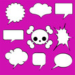 Comics style speech bubbles Comics style speech bubbles
