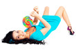 girl with a lollipop