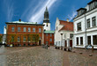 La place C.W. Obels à Aalborg au Danemark La place C.W. Obels à Aalborg au Danemark