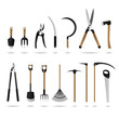 Gardening Tool Set Vector