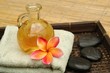 Massage oil in the spa Massage oil in the spa