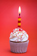 Birthday cupcake