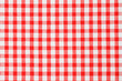 checkered tablecloth