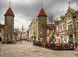 View on Old city of Tallinn. Estonia