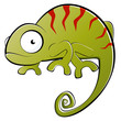 chamäleon cartoon lustig maskottchen motiv chamäleon cartoon lustig maskottchen motiv