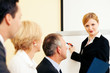 Business Präsentation im Meeting