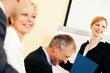 Business presentation in meeting