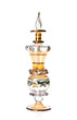 Golden perfume bottle