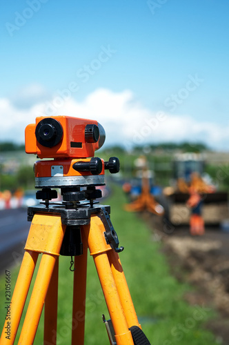 Photo: surveyor equipment level theodolite surveyor equipment level theodolite