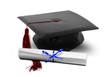 graduation hat & diploma
