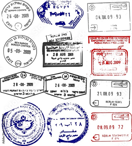 European Passport Stamps