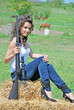 Photo: girl with gun girl with gun