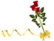 Bouquet with a tape