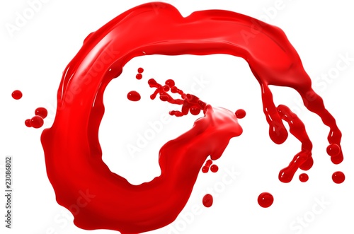 Illustration: Red splash Red splash