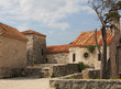 Church yard in Budva old city