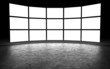Several light box with blank space,3D rendering