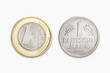D Mark und Euro