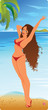 girl on the beach