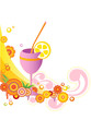 background with juice
