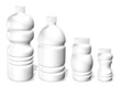 Bottiglie di Plastica Bianca-White Plastic Bottles
