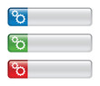 web navigation, web buttons, vector illustration