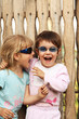 Girls laughing