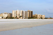 Oceanview condos on Fort Myers Beach, Florida