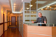 Businessman in the modern office