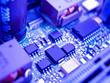 Circuit board with elements