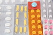 huge number of different pills such as aspirin, vitamins huge number of different pills such as aspirin, vitamins