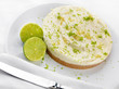 Key Lime pie with limes