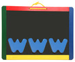 World Wide Web On Chalkboard