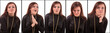set, the woman of emotion,  isolated.