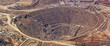 Photo en ligne au meilleur prix Aerial view of enormous copper mine at palabora, south africa
