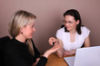 Agreement two business woman