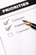 Customer oriented business concept