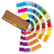 Nuancier de couleurs, vecteur Nuancier de couleurs, vecteur