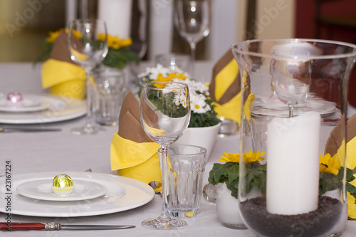 Foto: Festlich gedeckter Tisch Festlich gedeckter Tisch
