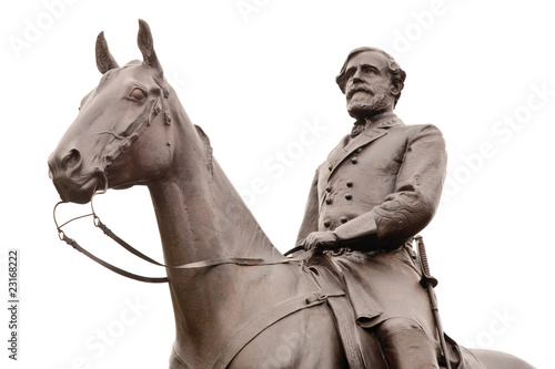 Photo: Robert E. Lee Statue at Gettysburg, Isolated Robert E. Lee Statue at Gettysburg, Isolated