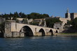 pont d'avignon et palais des papes vus de la barthelasse pont d'avignon et palais des papes vus de la barthelasse