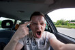 aggressive car drivers