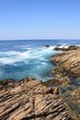 côte sauvage et eau turquoise
