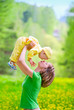 mother with baby in the park