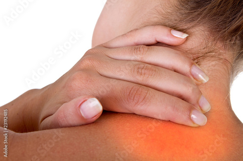 Photo: Hurting neck and shoulder Hurting neck and shoulder