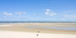 Idyllischer Tag an der Nordsee im Sommer