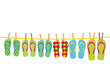Flip-flops on a rope Flip-flops on a rope