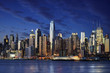 New York city manhattan taken from jersey side - hoboken New York city manhattan taken from jersey side - hoboken