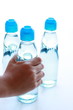 Holding the bottle